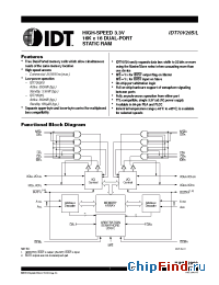 Datasheet 70V26 manufacturer IDT