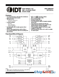 Datasheet 70V37 manufacturer IDT