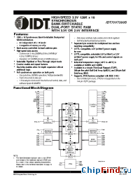 Datasheet 70V7399 manufacturer IDT