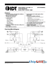 Datasheet 70V9089 manufacturer IDT