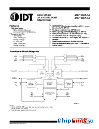 Datasheet 7132 manufacturer IDT