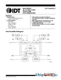 Datasheet 71342 manufacturer IDT