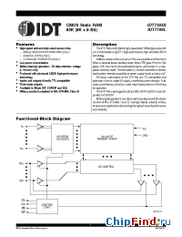 Datasheet 7164L manufacturer IDT