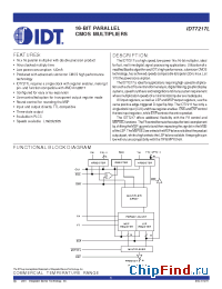 Datasheet 7217 manufacturer IDT