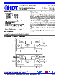 Datasheet 72V11071 manufacturer IDT