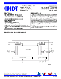 Datasheet 72V11165 manufacturer IDT