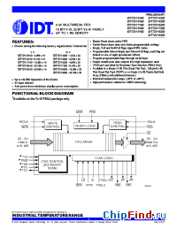 Datasheet 72V14320 manufacturer IDT