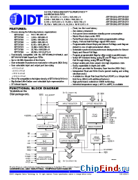 Datasheet 72V223 manufacturer IDT