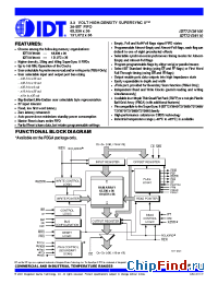 Datasheet 72V36100 manufacturer IDT