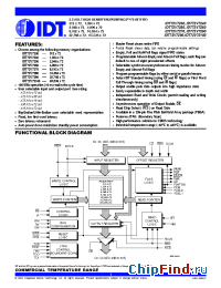 Datasheet 72V7230 manufacturer IDT