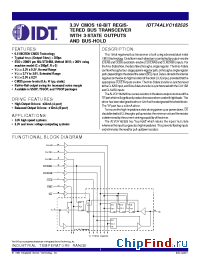Datasheet 74ALVCH162525 manufacturer IDT