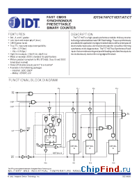 Datasheet 74FCT163T manufacturer IDT