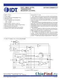 Datasheet 74FCT2646T manufacturer IDT