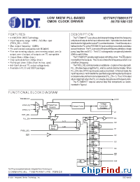 Datasheet 74FCT88915TT manufacturer IDT