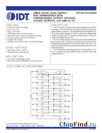 Datasheet 74LVCC4245A manufacturer IDT