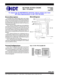 Datasheet 75N43102 manufacturer IDT