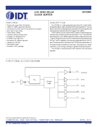 Datasheet IDT2305-1DCGI manufacturer IDT