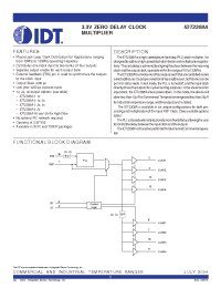 Datasheet IDT2308A-1H manufacturer IDT