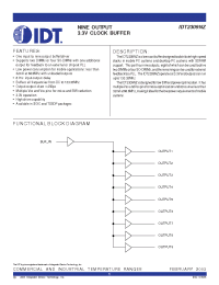 Datasheet IDT2309NZ manufacturer IDT