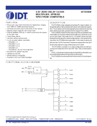 Datasheet IDT23S08-1HDCI manufacturer IDT