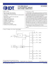 Datasheet IDT23S09E-1PGI manufacturer IDT
