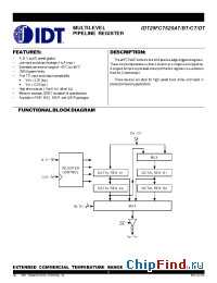 Datasheet IDT29FCT520ATB manufacturer IDT