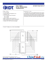 Datasheet IDT29FCT52ATQ manufacturer IDT