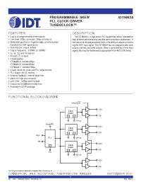 Datasheet IDT5993A-7QI manufacturer IDT