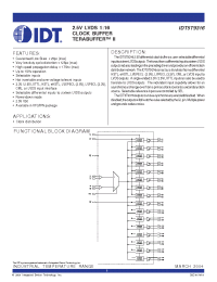 Datasheet IDT5T9316 manufacturer IDT