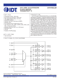 Datasheet IDT5T93GL06 manufacturer IDT