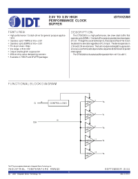 Datasheet IDT5V2305PGI manufacturer IDT
