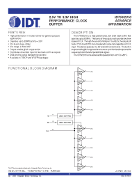 Datasheet IDT5V2310NRI manufacturer IDT