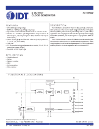 Datasheet IDT5V928PG manufacturer IDT