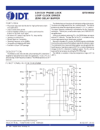 Datasheet IDT5V9352 manufacturer IDT