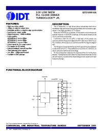 Datasheet IDT5V9910A manufacturer IDT