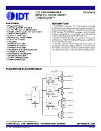 Datasheet IDT5V993A manufacturer IDT