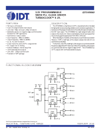 Datasheet IDT5V9950PFI manufacturer IDT
