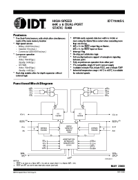 Datasheet IDT7008L25G manufacturer IDT
