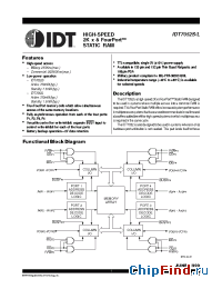 Datasheet IDT7052L-25B manufacturer IDT