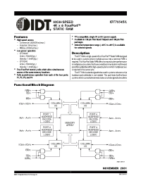 Datasheet IDT7054L20GB manufacturer IDT