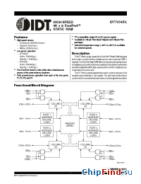 Datasheet IDT7054S-35B manufacturer IDT