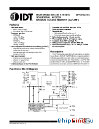 Datasheet IDT70824L-20 manufacturer IDT