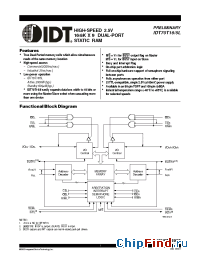 Datasheet IDT70T16 manufacturer IDT