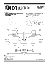 Datasheet IDT70T24L20BFI manufacturer IDT