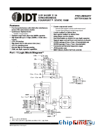 Datasheet IDT70V5378 manufacturer IDT