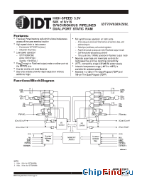 Datasheet IDT70V9289L9PRFI8 manufacturer IDT