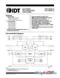 Datasheet IDT7130L35TFI manufacturer IDT
