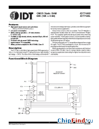 Datasheet IDT7188L-20B manufacturer IDT