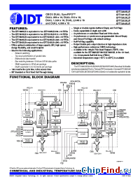 Datasheet IDT72815 manufacturer IDT