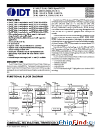 Datasheet IDT72V801L-10 manufacturer IDT